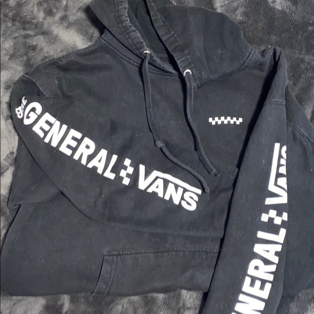 Vans black logo sweatshirt